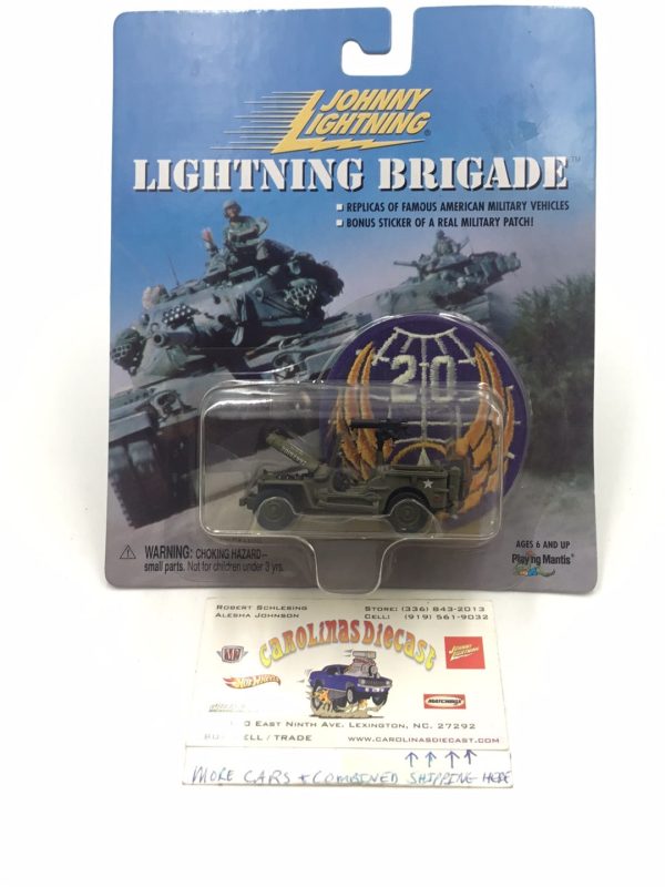 Johnny lightning Lightning Brigade WWII Willys MB Scout Jeep TT5 Discount