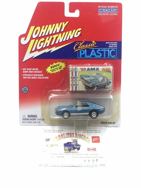 Johnny lightning Classic Plastic 69 AMX 210E Hot on Sale