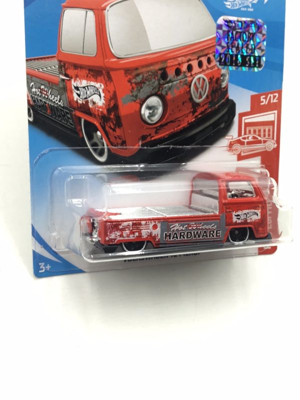 2018 hot wheels red edition #5 Volkswagen T2 Pickup target red factory sealed sticker For Sale