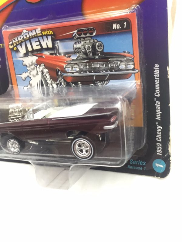 Johnny lightning zingers 1959 Chevy Impala convertible version D 232E Online now