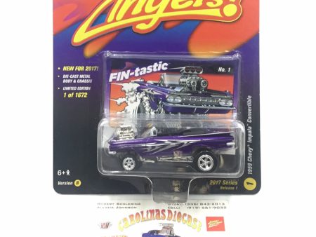 Johnny lightning zingers 1959 Chevy Impala convertible version B NN2 Online now