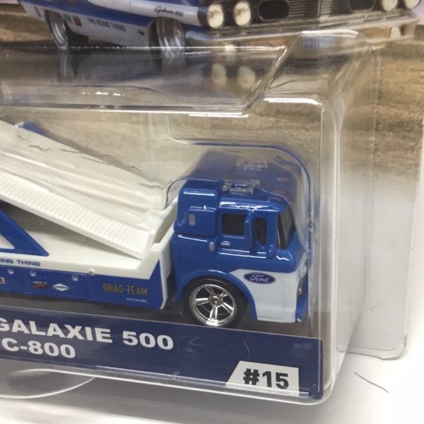 Hot wheels car culture team transport #15 custom 64 galaxy 500 Ford C-800 279C Online Hot Sale