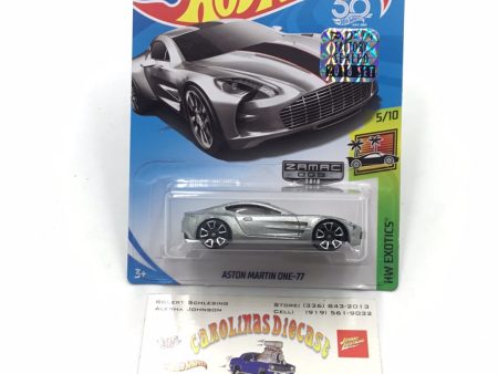 2018 Hot wheels Zamac #9 Aston Martin One-77 Factory Sealed sticker Y4 on Sale