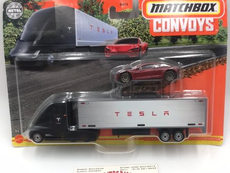 Matchbox Convoys Tesla Semi & Box Trailer Tesla Roadster Fashion