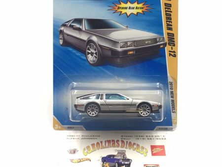 2010 Hot Wheels #5 81 DeLorean DMC-12 silver W1 Hot on Sale