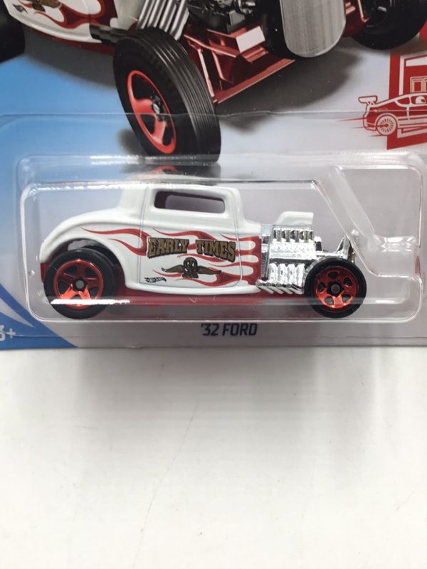 2018 hot wheels red edition #10 32 Ford target red factory sealed sticker Online Sale