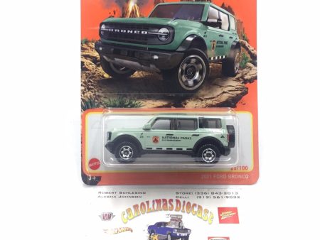 2023 matchbox 70 years #25 2021 Ford Bronco national parks 27H Fashion