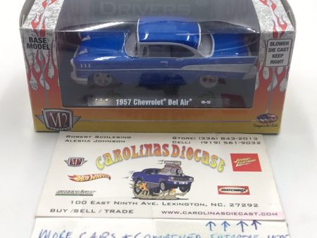 M2 Machine 1957 Chevrolet Bel Air Chase 10-12 Hot on Sale