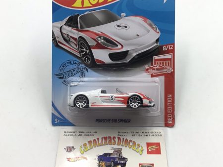 2019 hot wheels red edition #94 Porsche 918 Spyder target red 150D Online