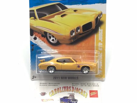 2011 Hot Wheels #11 70 Pontiac GTO Judge Online Sale