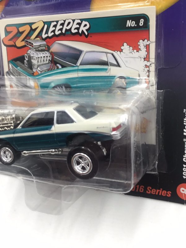 Johnny lightning zingers 1981 Chevy Malibu Teal MM2 Supply