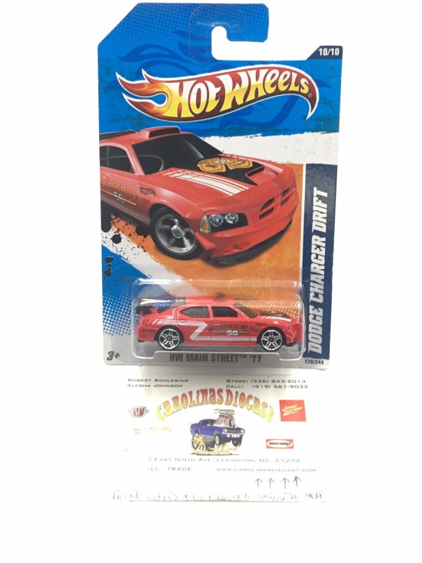 2011 Hot Wheels #170 Dodge Charger Drift W5 Fashion