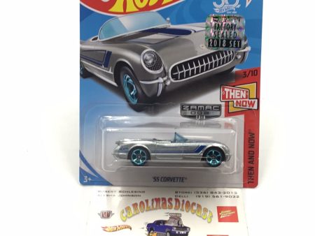 2018 hot wheels Zamac #2  55 Corvette Factory Sealed sticker Supply