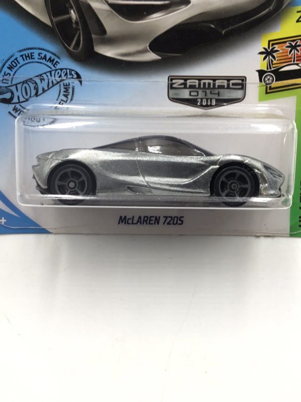 2019 Hot wheels #221 McLaren 720S Zamac #14 EE2 on Sale