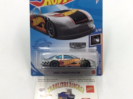 2021 Hot wheels #194 Dodge Charger Stock Car Zamac #17 145H For Cheap