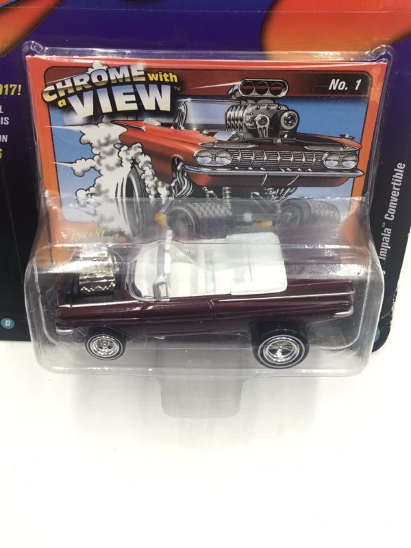 Johnny lightning zingers 1959 Chevy Impala convertible version D 232E Online now