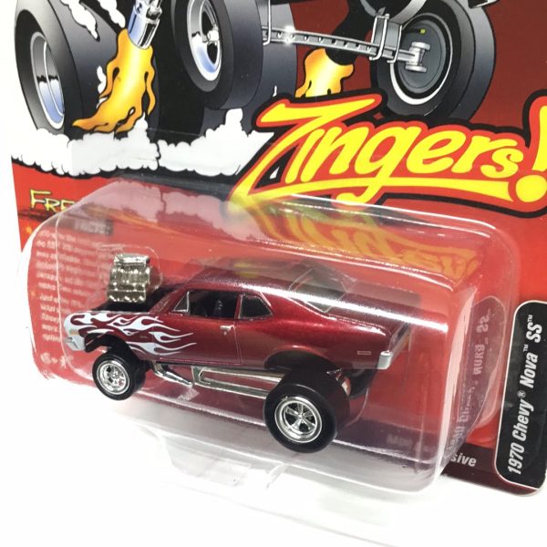 Johnny lightning Zingers MDC Exclusive 1970 Chevy Nova SS Red NN6 For Discount