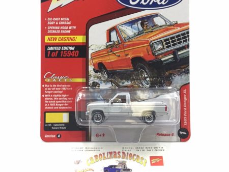 Johnny Lightning 1983 Ford Ranger XL White Lightning Chase version Online now