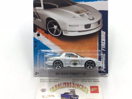 2011 Hot Wheels #163 Pontiac Firebird (White) Supply