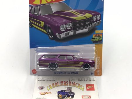 2022 hot wheels #111 70 Chevelle SS Wagon Kroger Exclusive Hot on Sale