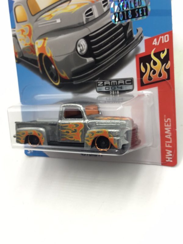 2018 Hot wheels Zamac #4 1949 Ford F1 Factory Sealed sticker Online Sale