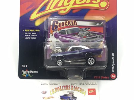 Johnny lightning zingers 1970 Plymouth GTX Purple 209E Supply