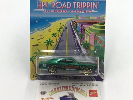 Hot Wheels Road Trippin 69 Dodge Charger #4 Y4 Hot on Sale