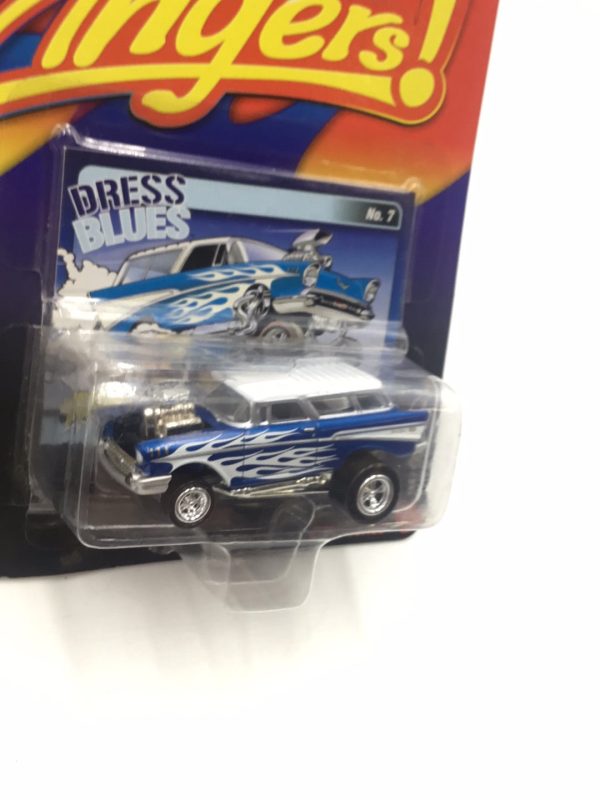 Johnny lightning zingers 1957 Chevy Nomad Blue MM4 Fashion