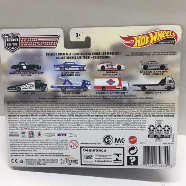 Hot wheels car culture team transport #15 custom 64 galaxy 500 Ford C-800 279C Online Hot Sale