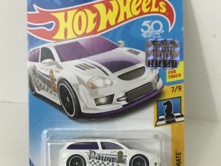 2018 Hot Wheels #363 Audacious white pawn Factory sealed sticker AAA7 Fashion