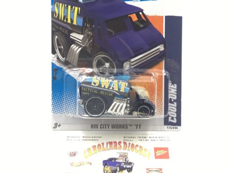 2011 Hot Wheels #175 Cool One tactical rescue swat 123D Hot on Sale