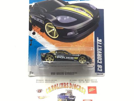 2011 Hot Wheels #164 C6 Corvette city of Lafayette GG4 Supply