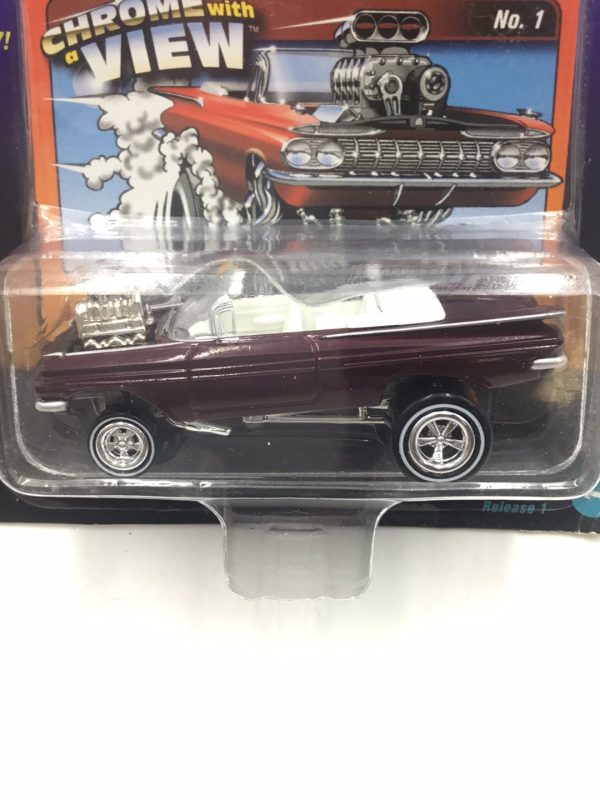 Johnny lightning zingers 1959 Chevy Impala convertible version D 232E Online now