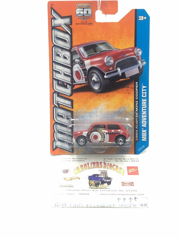 2012 matchbox #12 1964 Austin mini Cooper Online