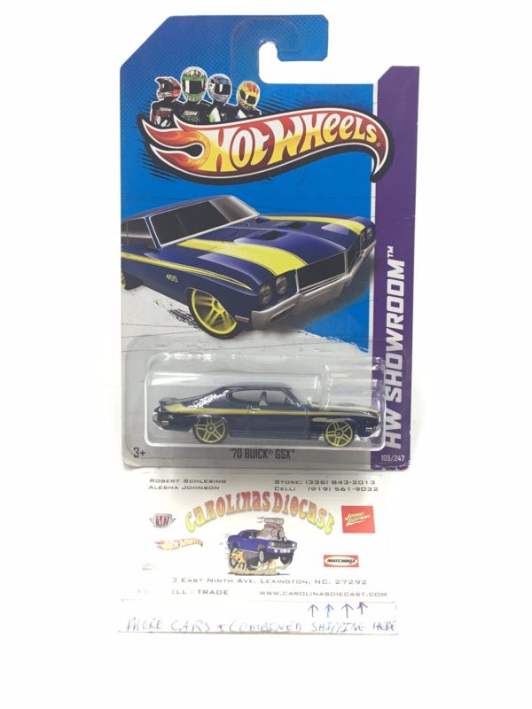 2012 hot wheels #109 70 Buick GSX Walmart exclusive 235B on Sale