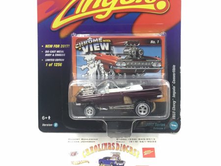 Johnny lightning zingers 1959 Chevy Impala convertible version D 232E Online now