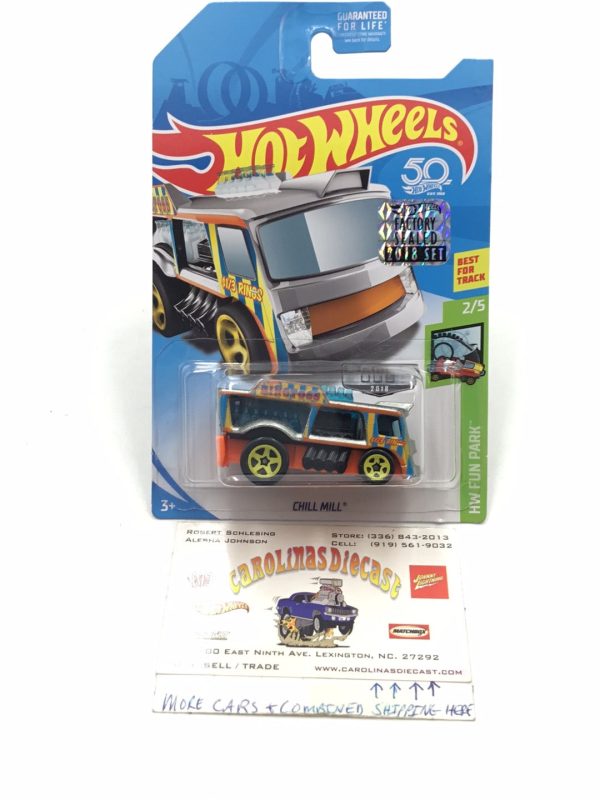 2018 Hot wheels Zamac #8 Chill Mill Factory Sealed sticker Z8 Cheap