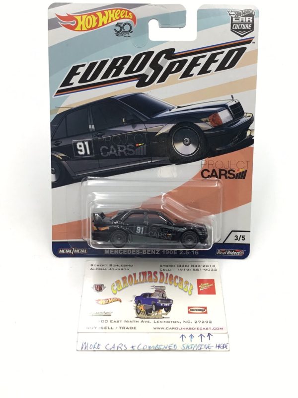 Hot wheels car culture Euro Speed 3 5 Mercedes Benz 190E 2.5 16 G2 For Sale