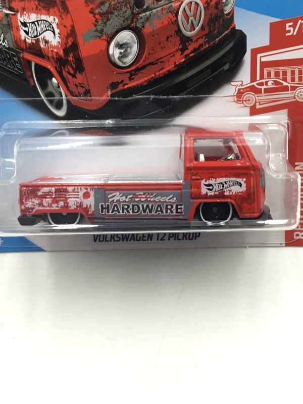 2018 hot wheels red edition #5 Volkswagen T2 Pickup target red factory sealed sticker For Sale