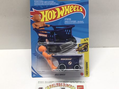 2021 hot wheels M case #109 Aisle Driver blue orange YY6 Sale