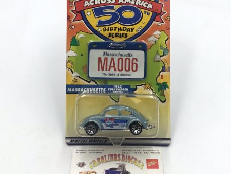 Matchbox Across America Massachusetts 1962 Volkswagen Beetle 212G Online now