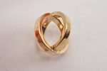 Authentic HERMES Scarf Ring Cosmos Bijouterie Fantaisie Gold Tone Box K4948 Online Hot Sale