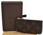 Authentic Louis Vuitton Monogram Pochette Cles Coin Purse Case M62650 Box 1378F For Discount