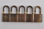 Authentic Louis Vuitton Padlock 10Set Old Model LV K4878 Sale