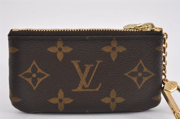 Authentic Louis Vuitton Monogram Pochette Cles Coin Purse Case M62650 Box K4817 Supply