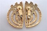 Authentic GIVENCHY Vintage Earrings Gold J5753 Discount