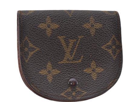 Authentic Louis Vuitton Monogram Porte Monnaie Gousset M61970 Coin Purse 1922F Online now