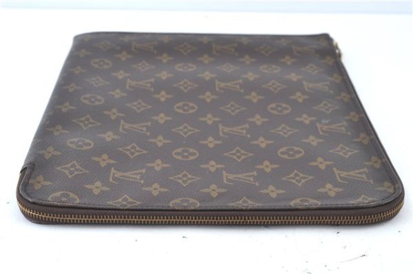 Authentic Louis Vuitton Monogram Poche Documents 33 M53457 Document Case J6595 Discount