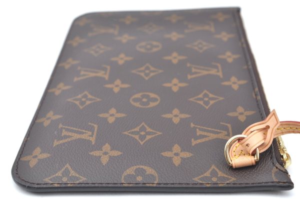 Authentic Louis Vuitton Monogram Neverfull Pouch Purse Clutch Bag LV K4411 For Discount