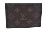 Authentic Louis Vuitton Monogram Porte 2 Cartes Vertical M60533 Pass Case 4525F Online Hot Sale